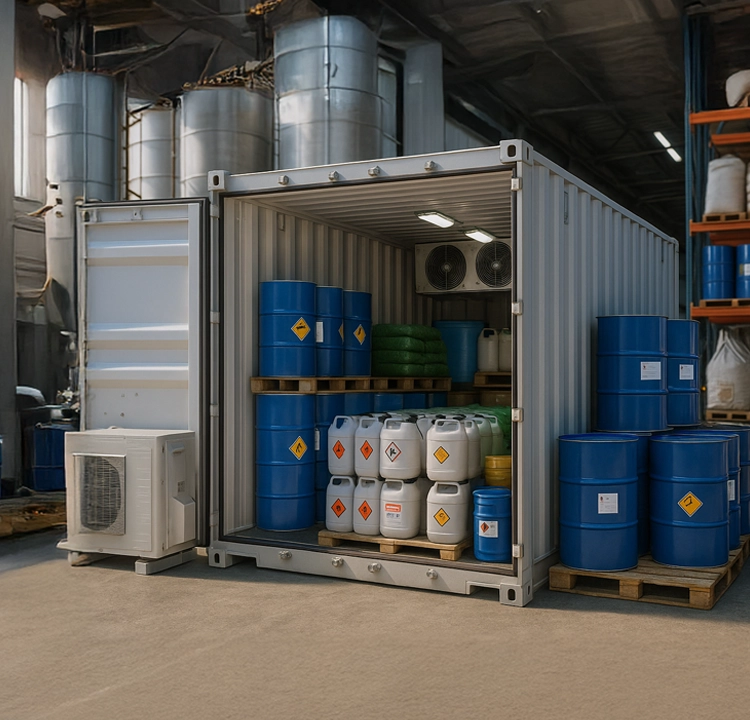 Endüstriyel ve kimyasal ürünlerin depolanmasında mobil soğuk hava depoları